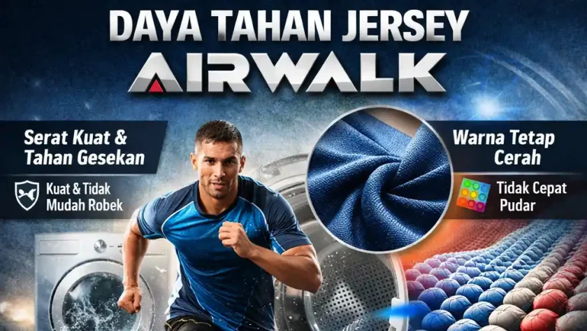 daya tahan bahan jersey airwalk