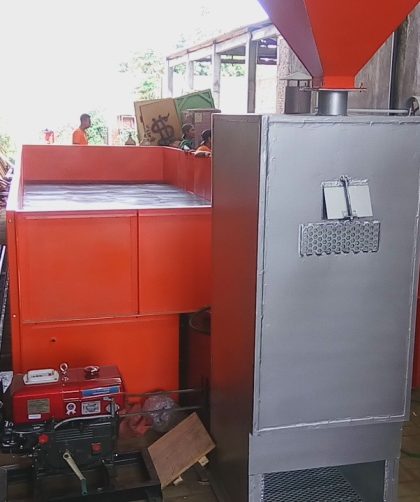 pengering gabah suhu terkontrol