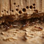 rayap di kusen pintu